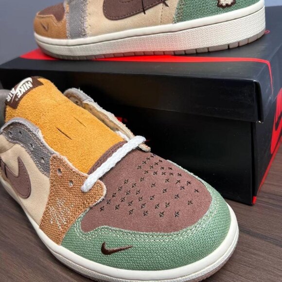 Air Jordan 1 Retro OG x Zion Williamson Low Voodoo - Picture 8 of 9